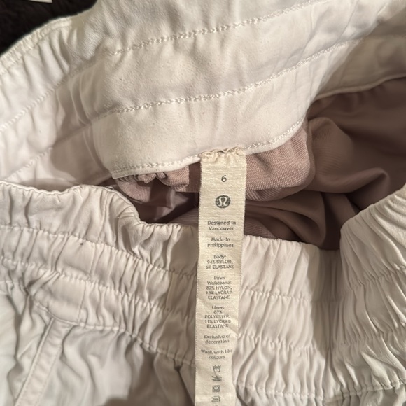 White Lululemon Shorts - Picture 4 of 5